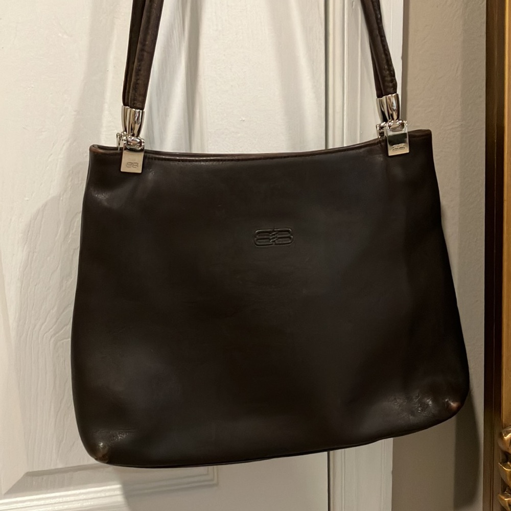 Vintage Balenciaga chocolate brown bag